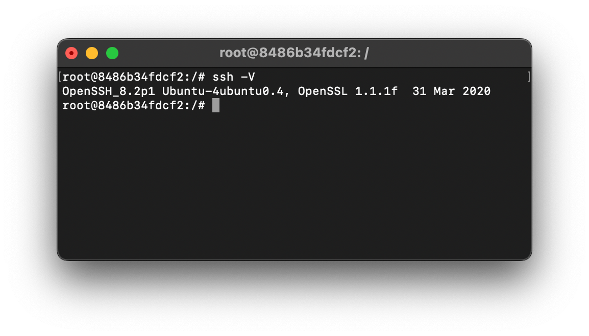 Check SSH/OpenSSH version Command